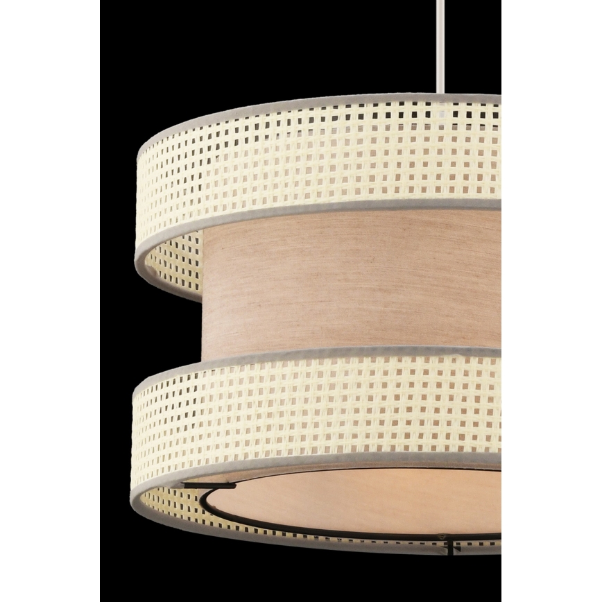 HALO pendellampe 1xE27/60W/230V beige/creme