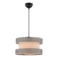 HALO Pendellampe 1xE27/60W/230V beige/grå