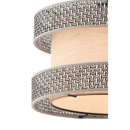 HALO Pendellampe 1xE27/60W/230V beige/grå