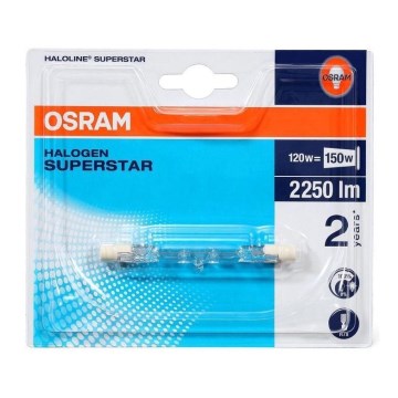 Halogenpære HALOLINE R7s/120W/230V 2900K - Osram 75 mm