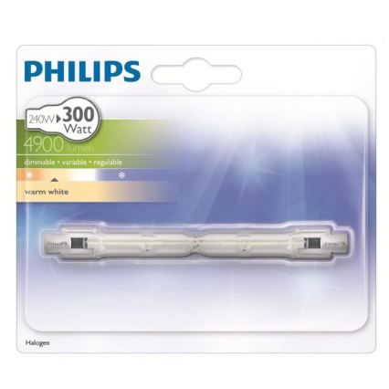 Halogenpære PHILIPS R7s/240W/230V - ECO HALO 118 mm