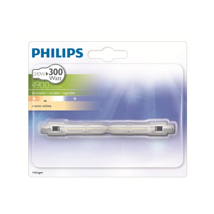 Halogenpære PHILIPS R7s/240W/230V - ECO HALO 118 mm