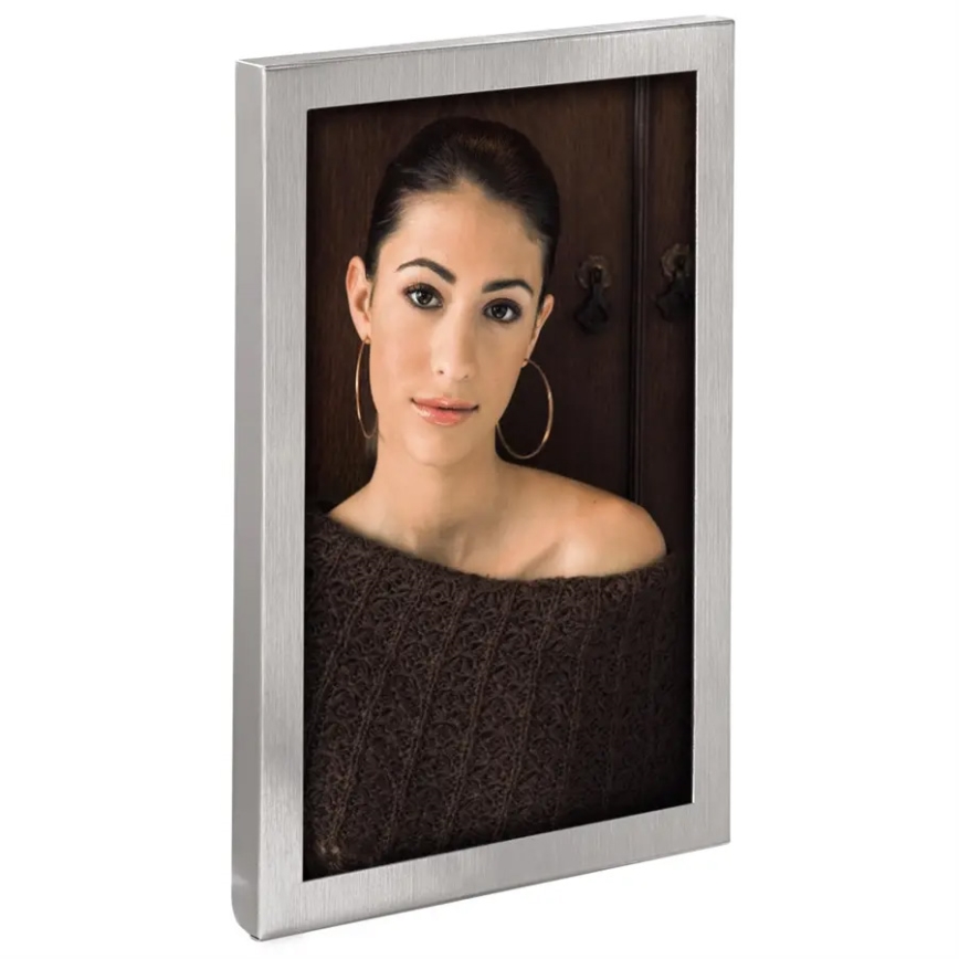 Hama - Billedramme 10x15 cm mat krom