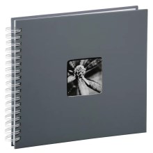 Hama - Fotoalbum med spiralryg 28x24 cm 50 sider grå