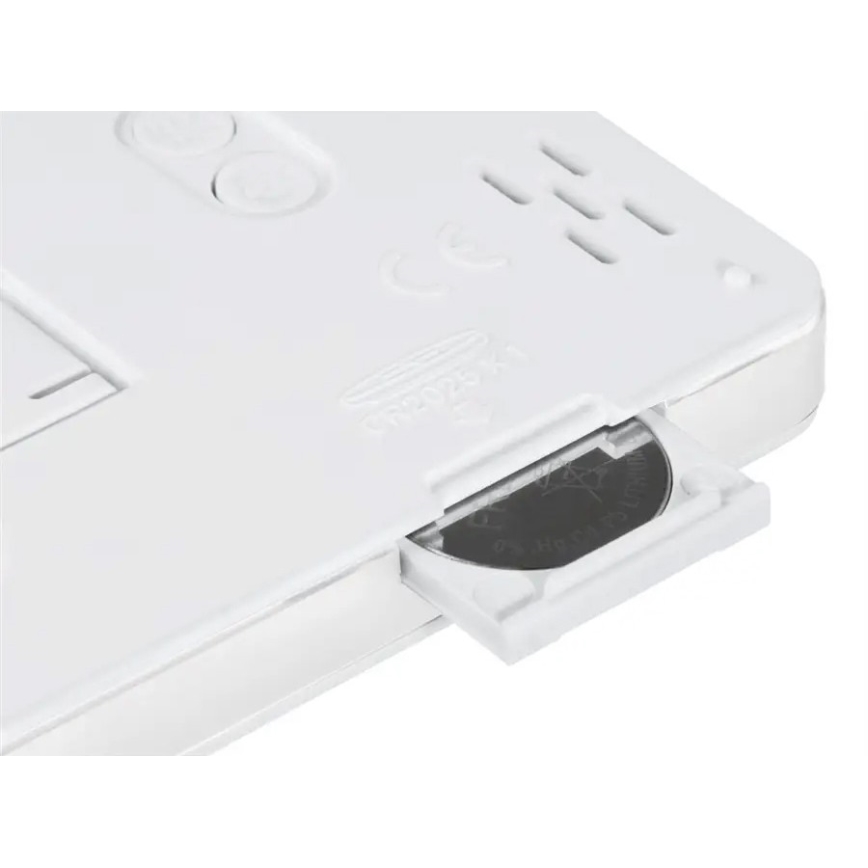 Hama - Indendørs termometer med fugtmåler 1xCR2025 hvid