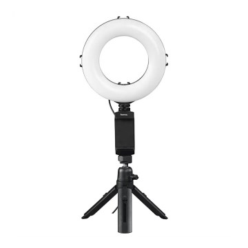 Hama - LED dæmpbart cirkulært lys med stativ LED/5,8W/5V Ø 17 cm + fjernbetjening