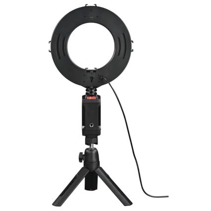 Hama - LED dæmpbart cirkulært lys med stativ LED/5,8W/5V Ø 17 cm + fjernbetjening