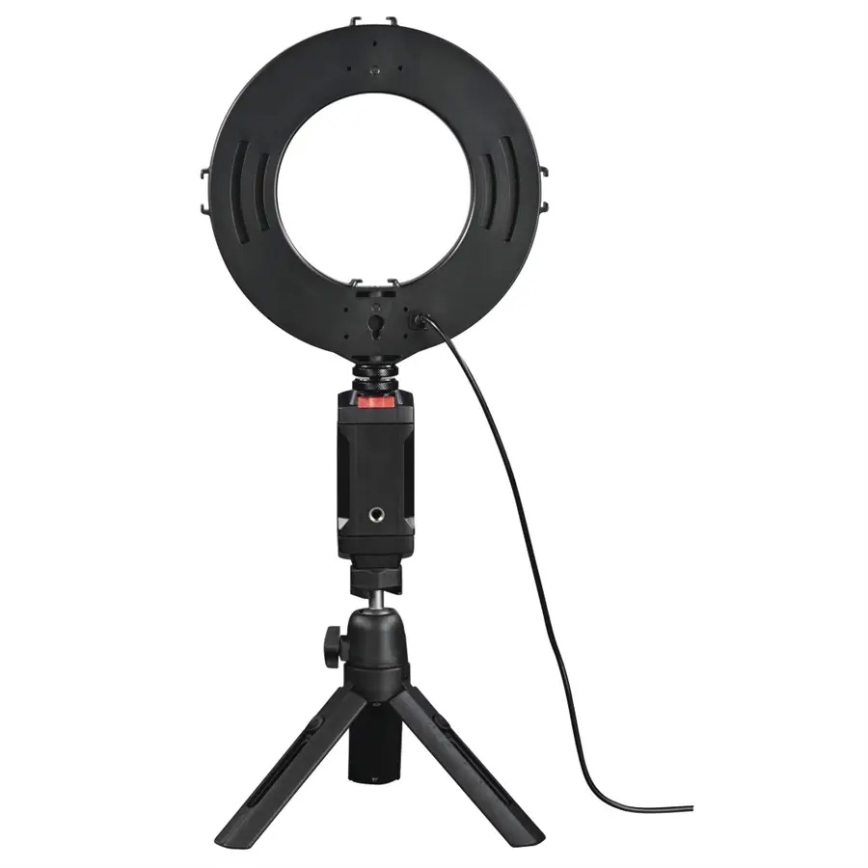 Hama - LED dæmpbart cirkulært lys med stativ LED/5,8W/5V Ø 17 cm + fjernbetjening