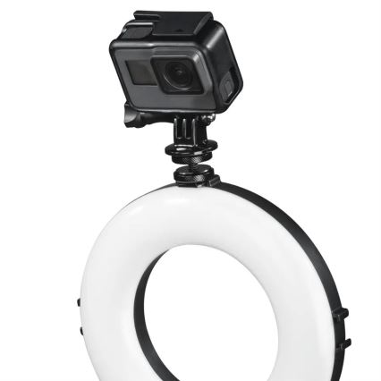 Hama - LED dæmpbart cirkulært lys med stativ LED/5,8W/5V Ø 17 cm + fjernbetjening