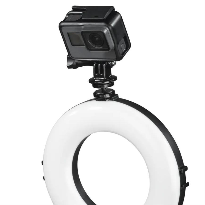 Hama - LED dæmpbart cirkulært lys med stativ LED/5,8W/5V Ø 17 cm + fjernbetjening