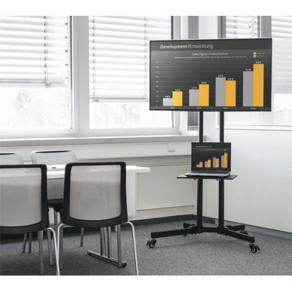 Hama - Mobilt gulvstativ til tv 32-75 sort