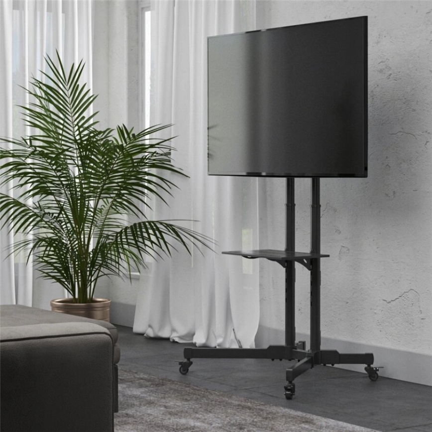 Hama - Mobilt gulvstativ til tv 32-75 sort