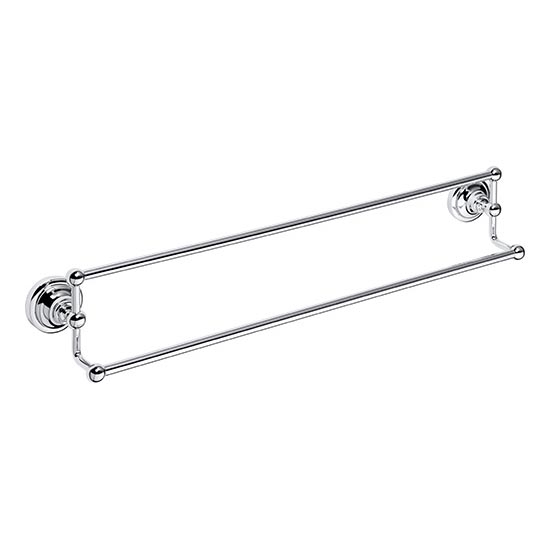 Håndklædeholder 66,5x12,5 cm i sølv