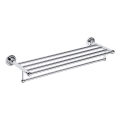 Håndklædeholder 66,5x12 cm sølv