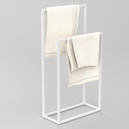 Håndklædeholder 85x45 cm hvid