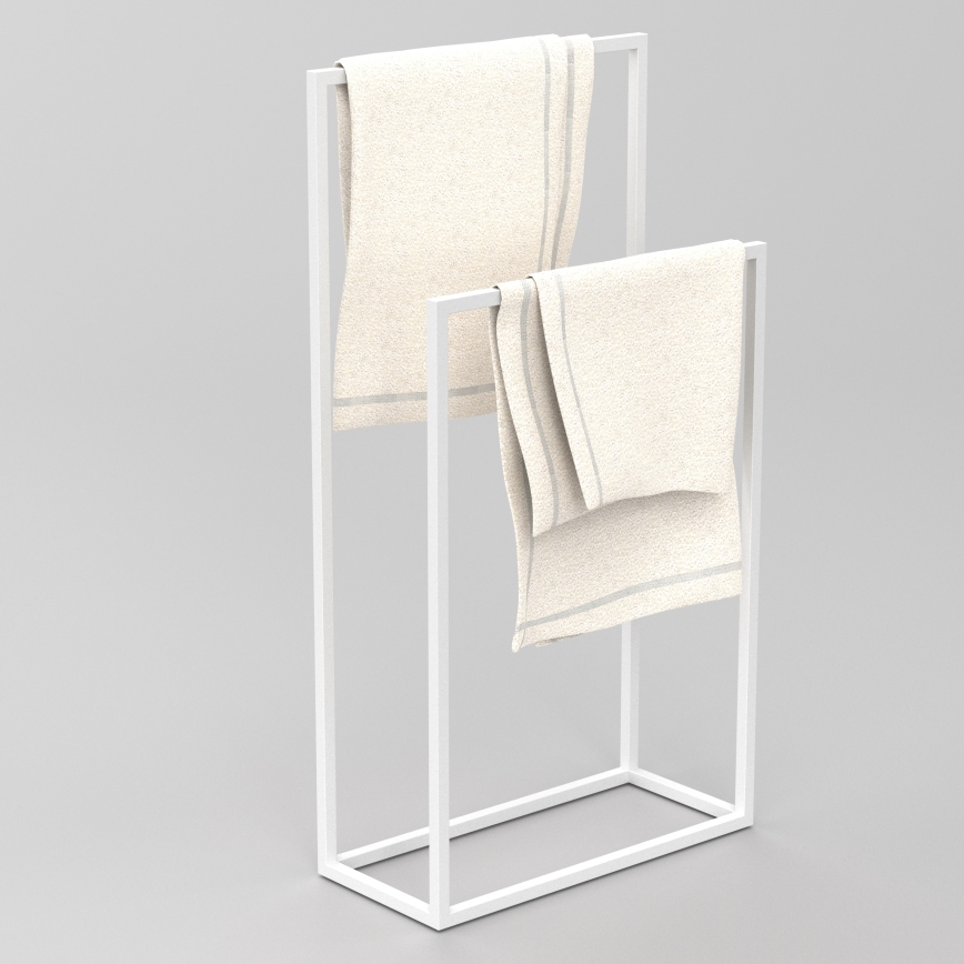 Håndklædeholder 85x45 cm hvid