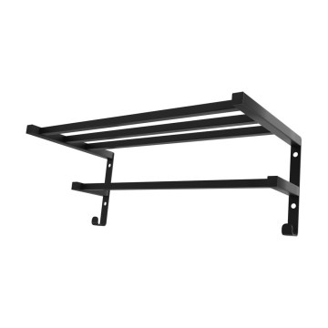 Håndklædeholder til badeværelsesradiator HF SHEFFIELD 52x25,6 cm, sort