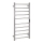 Håndklædetørrer 45x96 cm i rustfrit stål/sølv