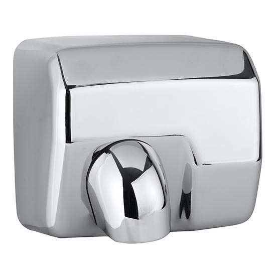 Håndtørrer 27 x 24 cm i rustfrit stål/sølv