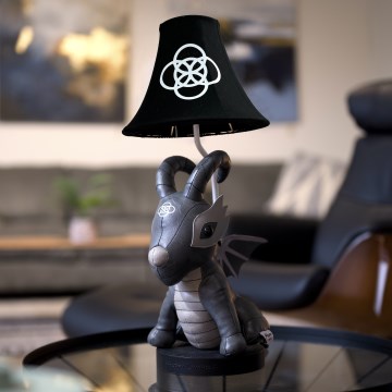 Happy Lamps - LED bordlampe til børn BLACK DRAGOON LED/5,4W/230V drage