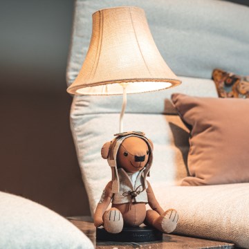 Happy Lamps - LED bordlampe til børn CHARLES LED/5,4W/230V bjørn