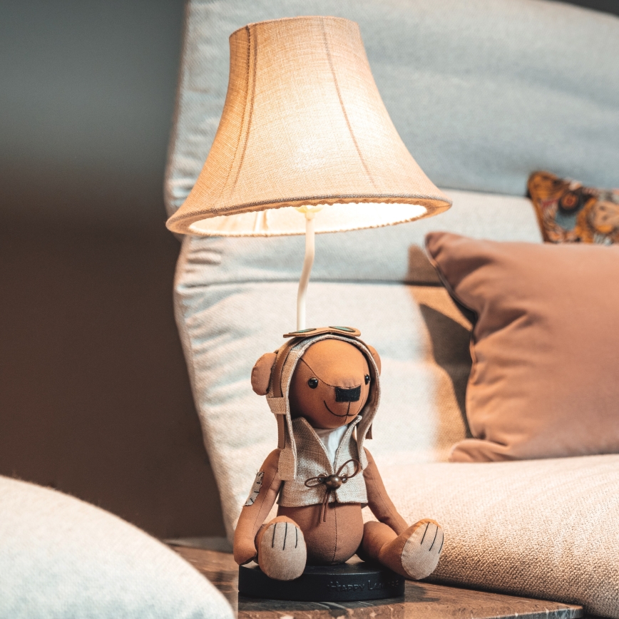 Happy Lamps - LED bordlampe til børn CHARLES LED/5,4W/230V bjørn