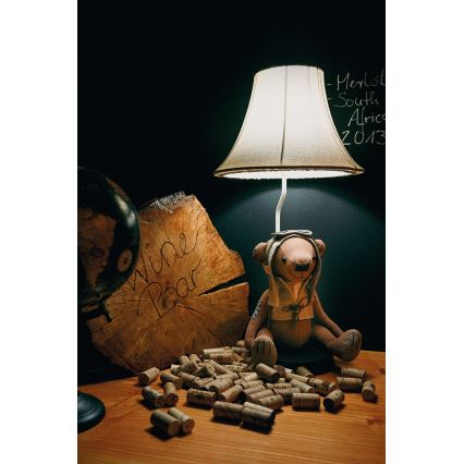 Happy Lamps - LED bordlampe til børn CHARLES LED/5,4W/230V bjørn