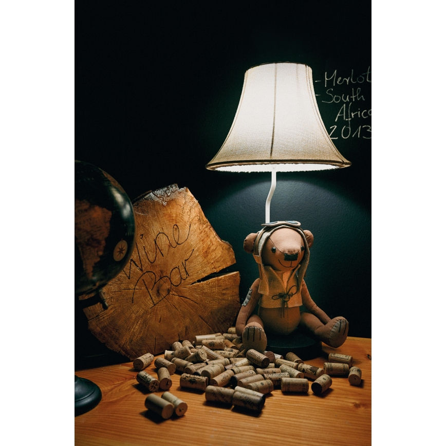 Happy Lamps - LED bordlampe til børn CHARLES LED/5,4W/230V bjørn
