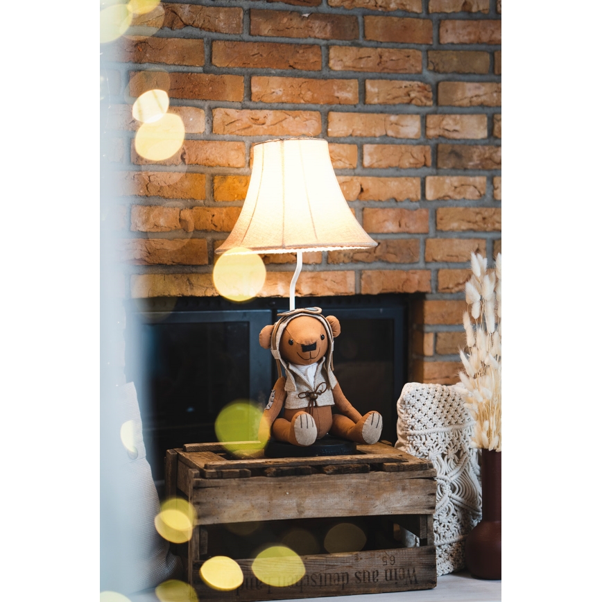 Happy Lamps - LED bordlampe til børn CHARLES LED/5,4W/230V bjørn