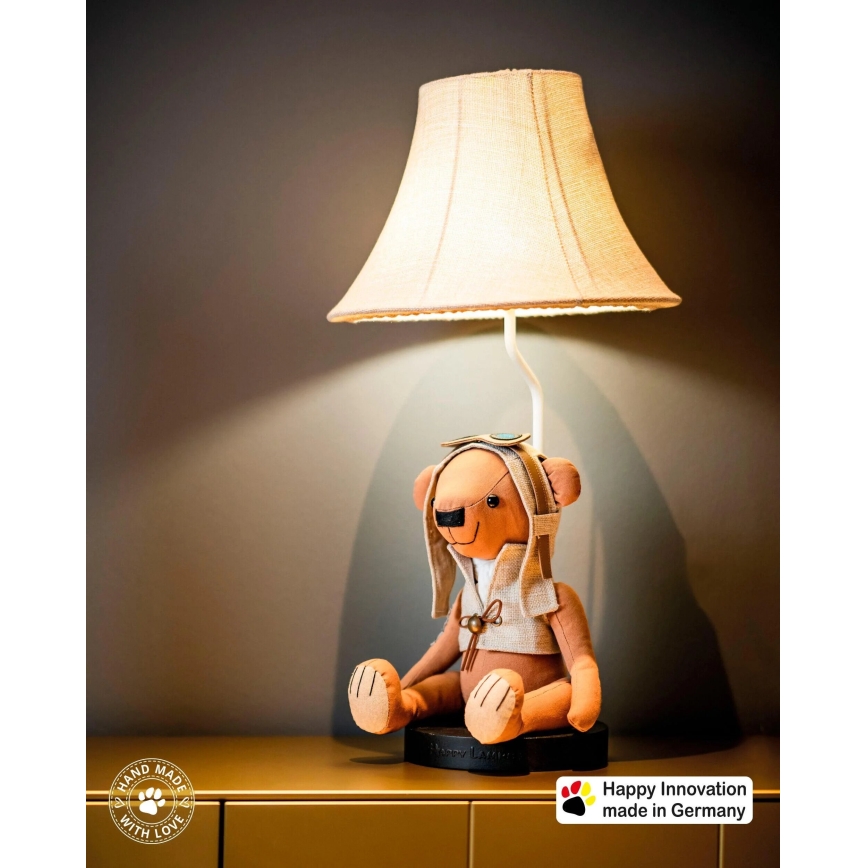 Happy Lamps - LED bordlampe til børn CHARLES LED/5,4W/230V bjørn