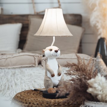 Happy Lamps - LED bordlampe til børn EDDIE LED/5,4W/230V mangust
