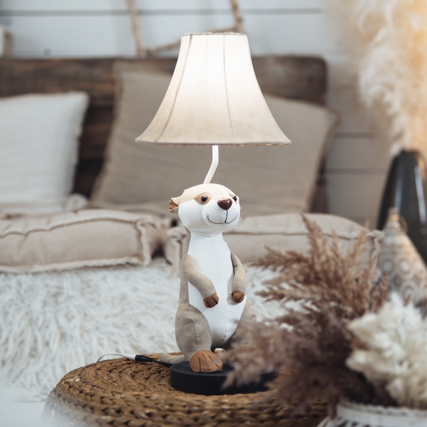 Happy Lamps - LED bordlampe til børn EDDIE LED/5,4W/230V mangust