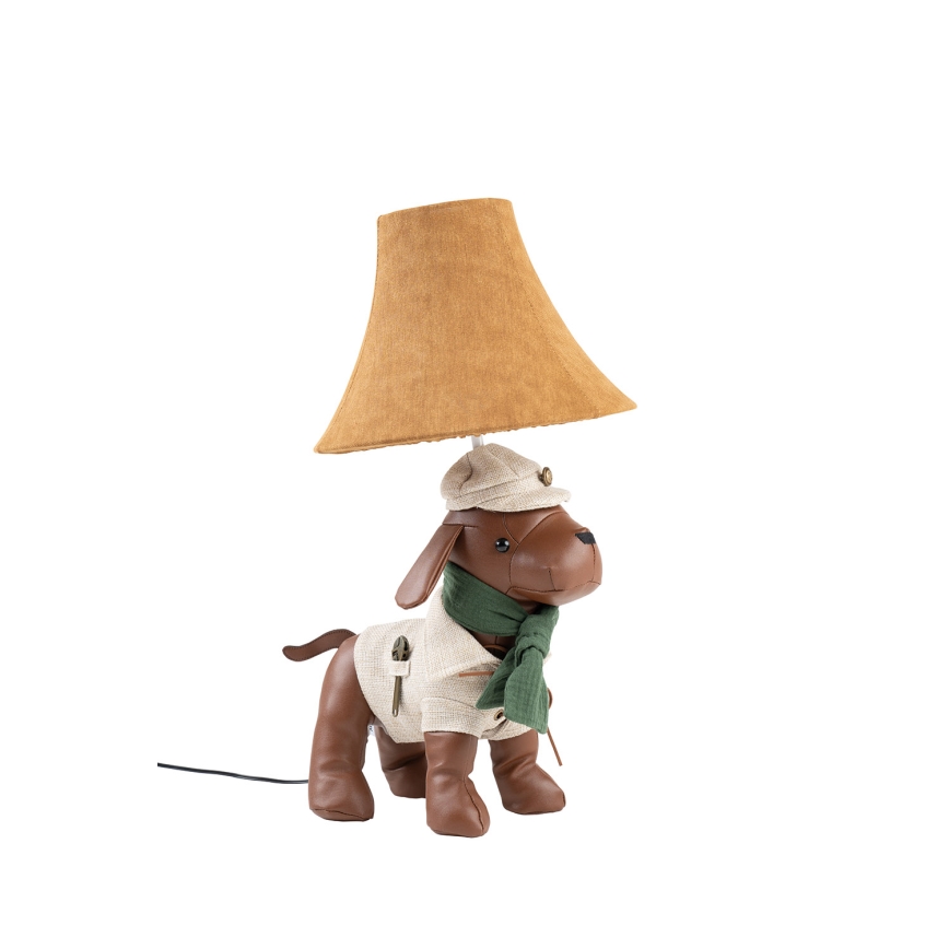 Happy Lamps - LED bordlampe til børn SPIKE LED/5,4W/230V jagthund