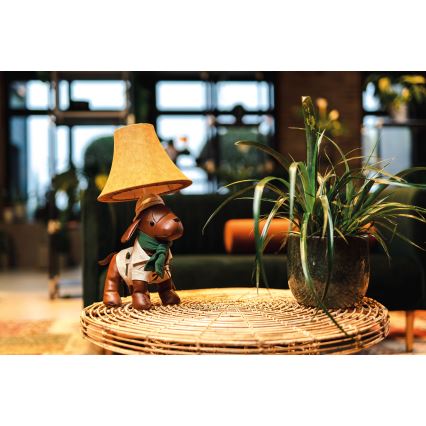 Happy Lamps - LED bordlampe til børn SPIKE LED/5,4W/230V jagthund