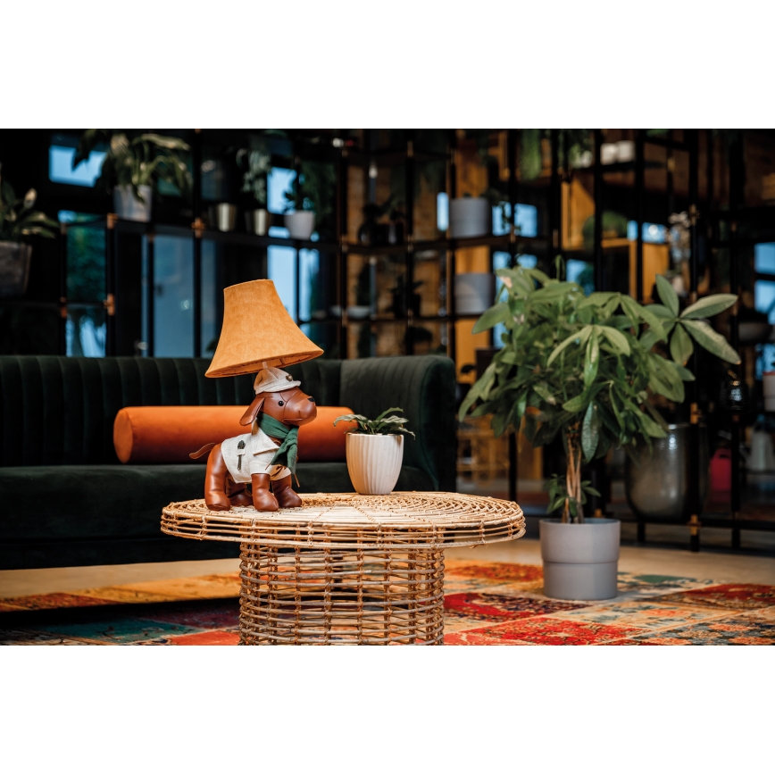 Happy Lamps - LED bordlampe til børn SPIKE LED/5,4W/230V jagthund