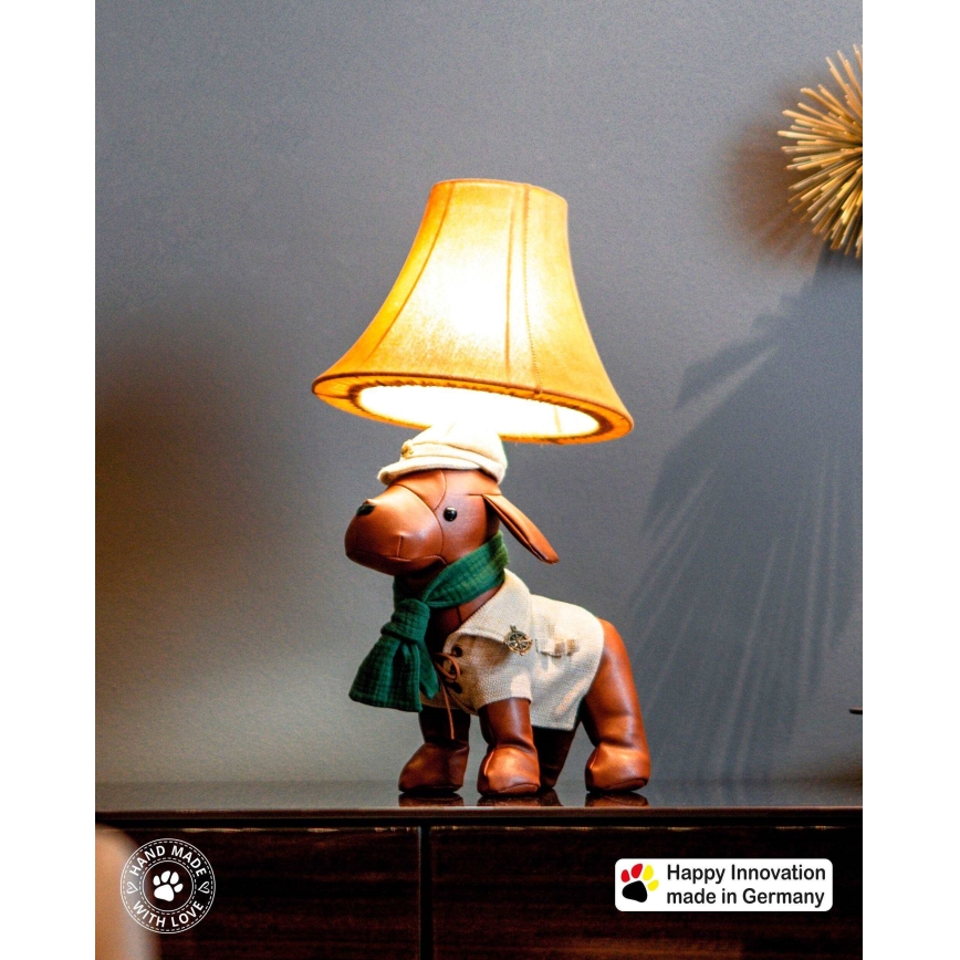 Happy Lamps - LED bordlampe til børn SPIKE LED/5,4W/230V jagthund