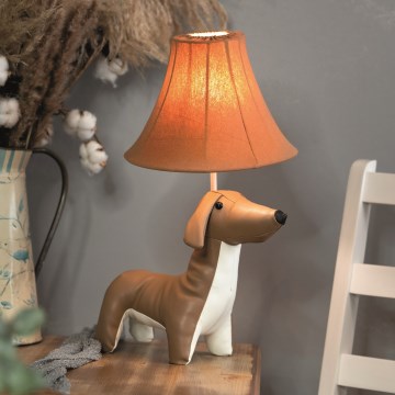 Happy Lamps - LED bordlampe til børn WALDI LED/5,4W/230V gravhund