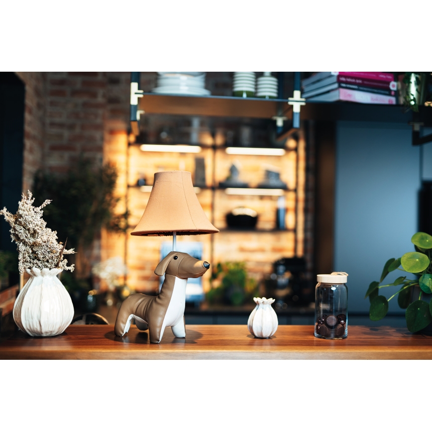 Happy Lamps - LED bordlampe til børn WALDI LED/5,4W/230V gravhund