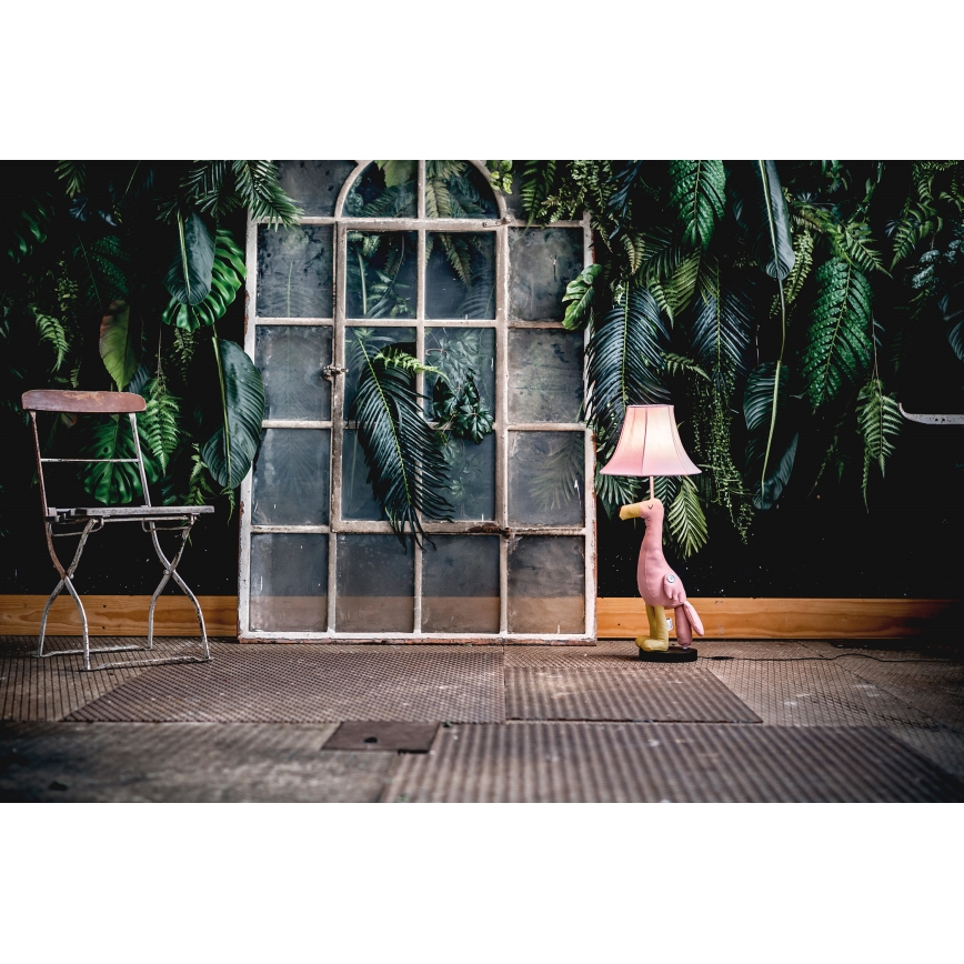 Happy Lamps - LED Gulvlampe til børn MINGO LED/5,4W/230V flamingo