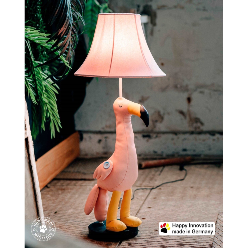 Happy Lamps - LED Gulvlampe til børn MINGO LED/5,4W/230V flamingo