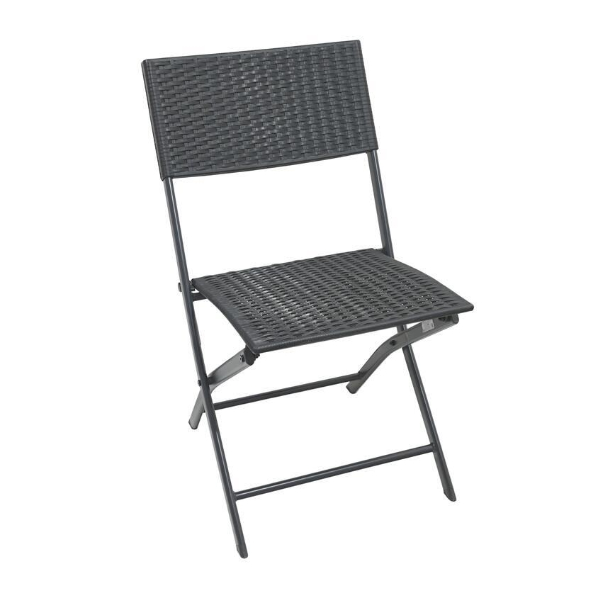 Havebord med 2 stole, grå