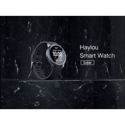 Haylou - Smartwatch LS05 Solar Bluetooth IP68 sort