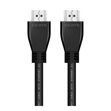HDMI kabel med Ethernet 2.1 8K 2m sort