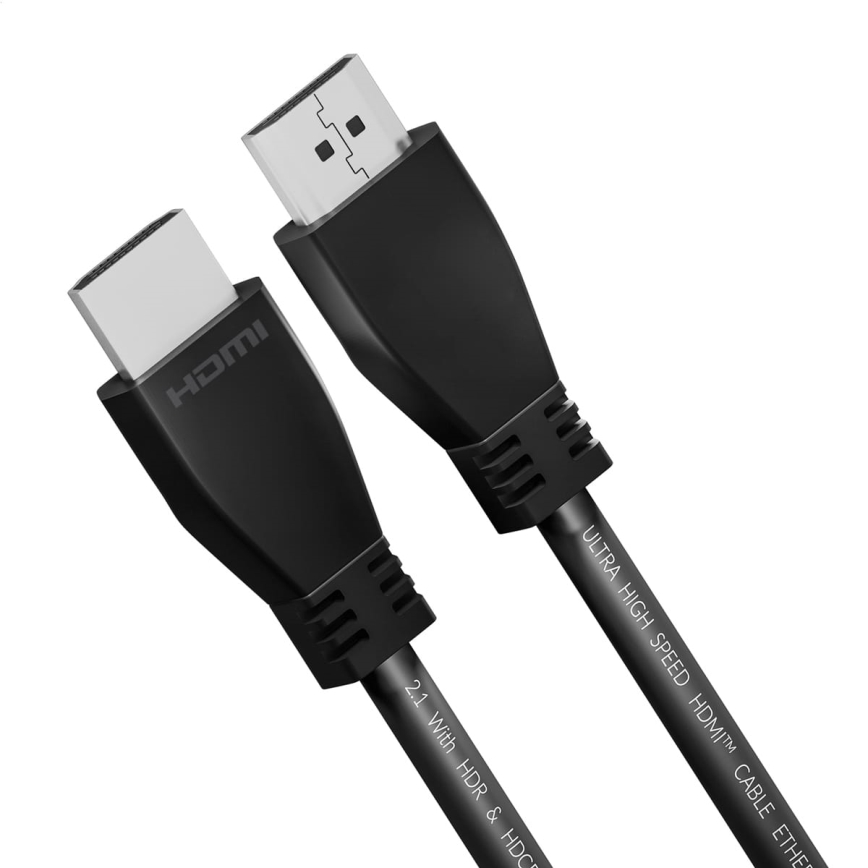 HDMI kabel med Ethernet 2.1 8K 5m sort