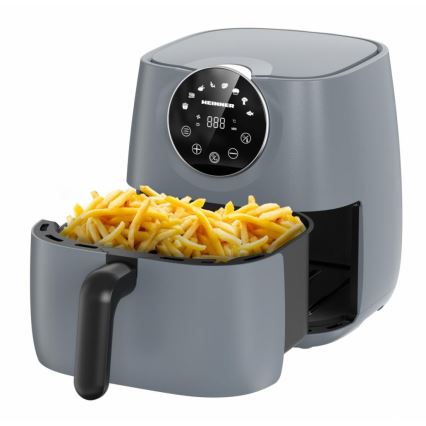 Heinner HAF-B6GREY1700 - Airfryer 5,7 l 1700 W/230 V grå