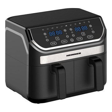 Heinner HAF-KDB1700BK - Dobbelt airfryer 8,5 l 1700W/230V sort