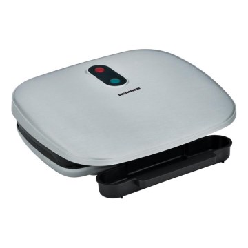 Heinner HEG-F1000SL - Kontaktgrill 1000W/230V mat krom/sort