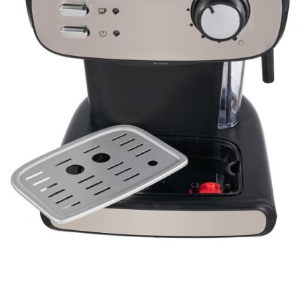 Heinner HEM-1100BKX - Espressomaskine med portafilter 850W/230V sort/mat krom