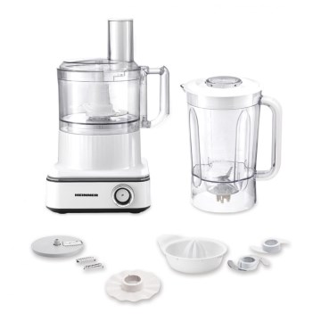 Heinner HFP-K1000WP - Køkkenmaskine 1000W/230V hvid