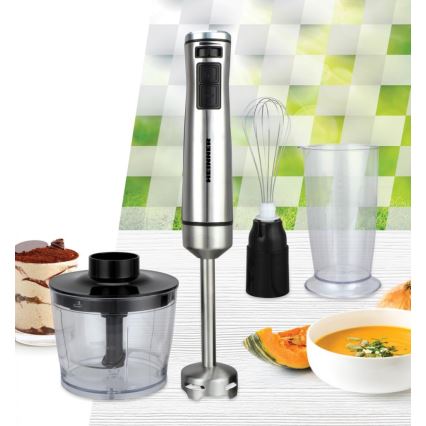 Heinner HHB-DC1000SSBK - Stavblender 1000W/230V i mat krom